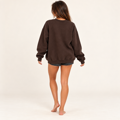 Patchwork Pumpkin Crewneck