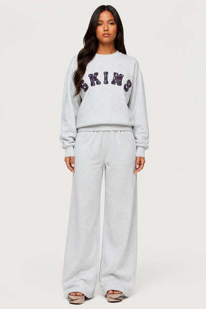 Varsity Plaid Sweat Set