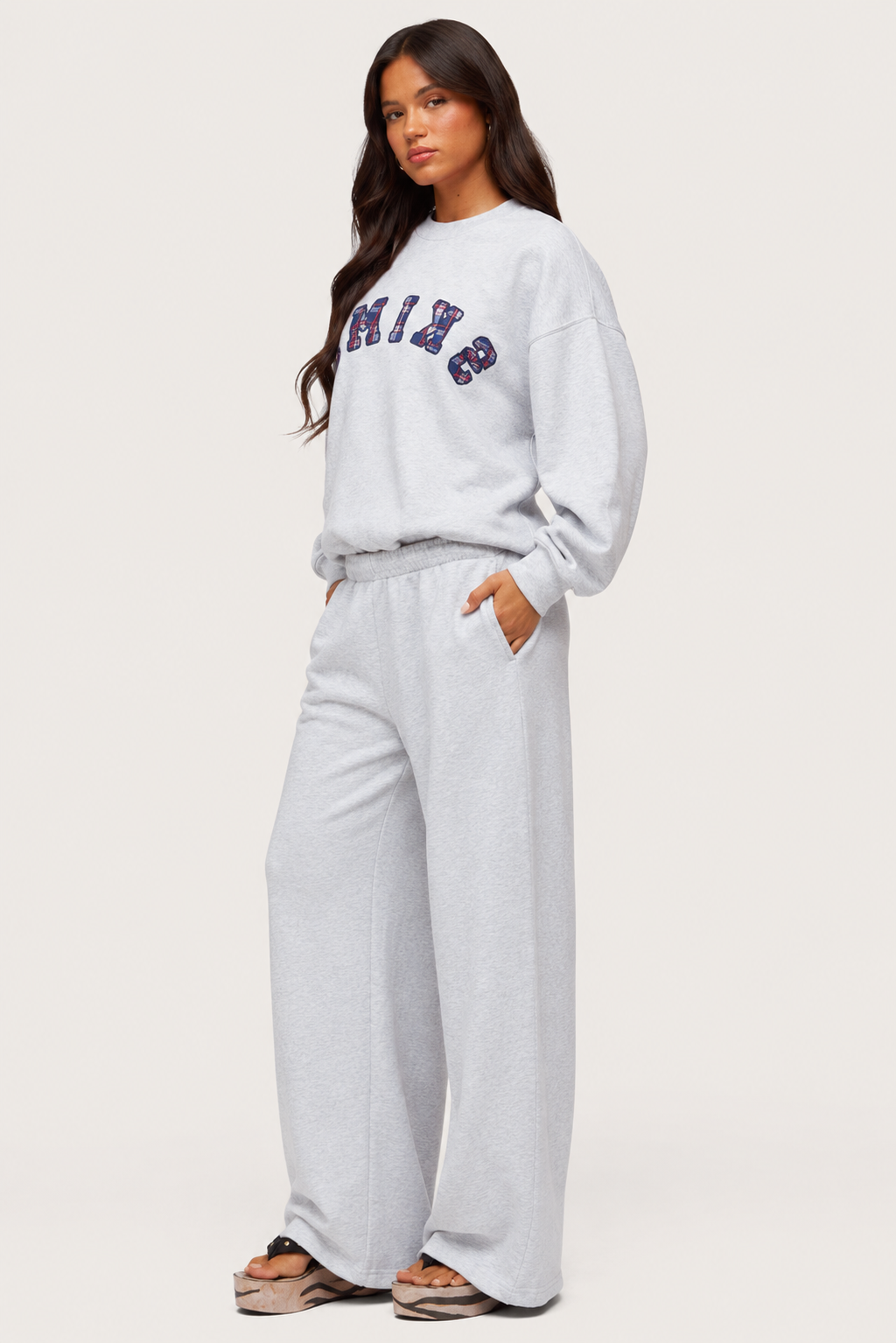 Varsity Plaid Sweat Set
