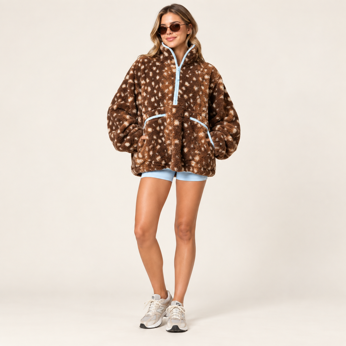 The Bluebell Fawn Sherpa