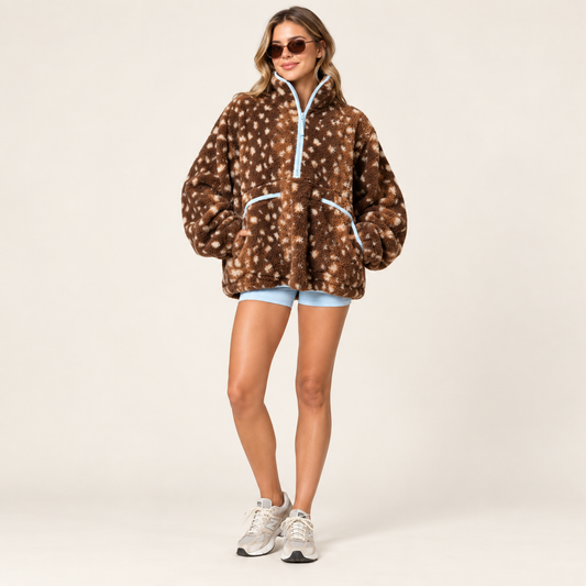 The Bluebell Fawn Sherpa