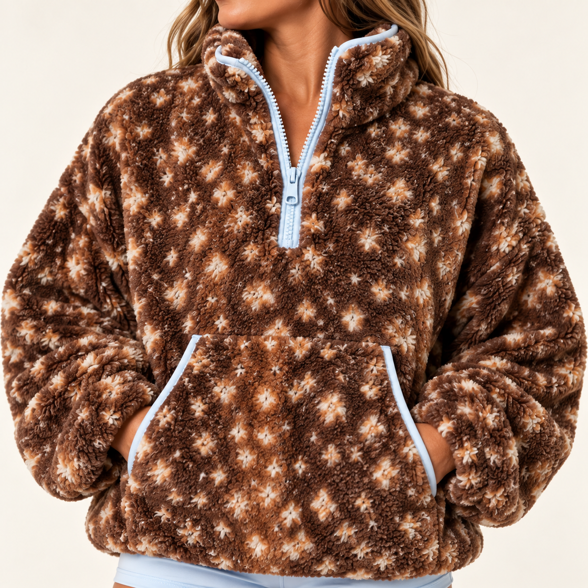 The Bluebell Fawn Sherpa